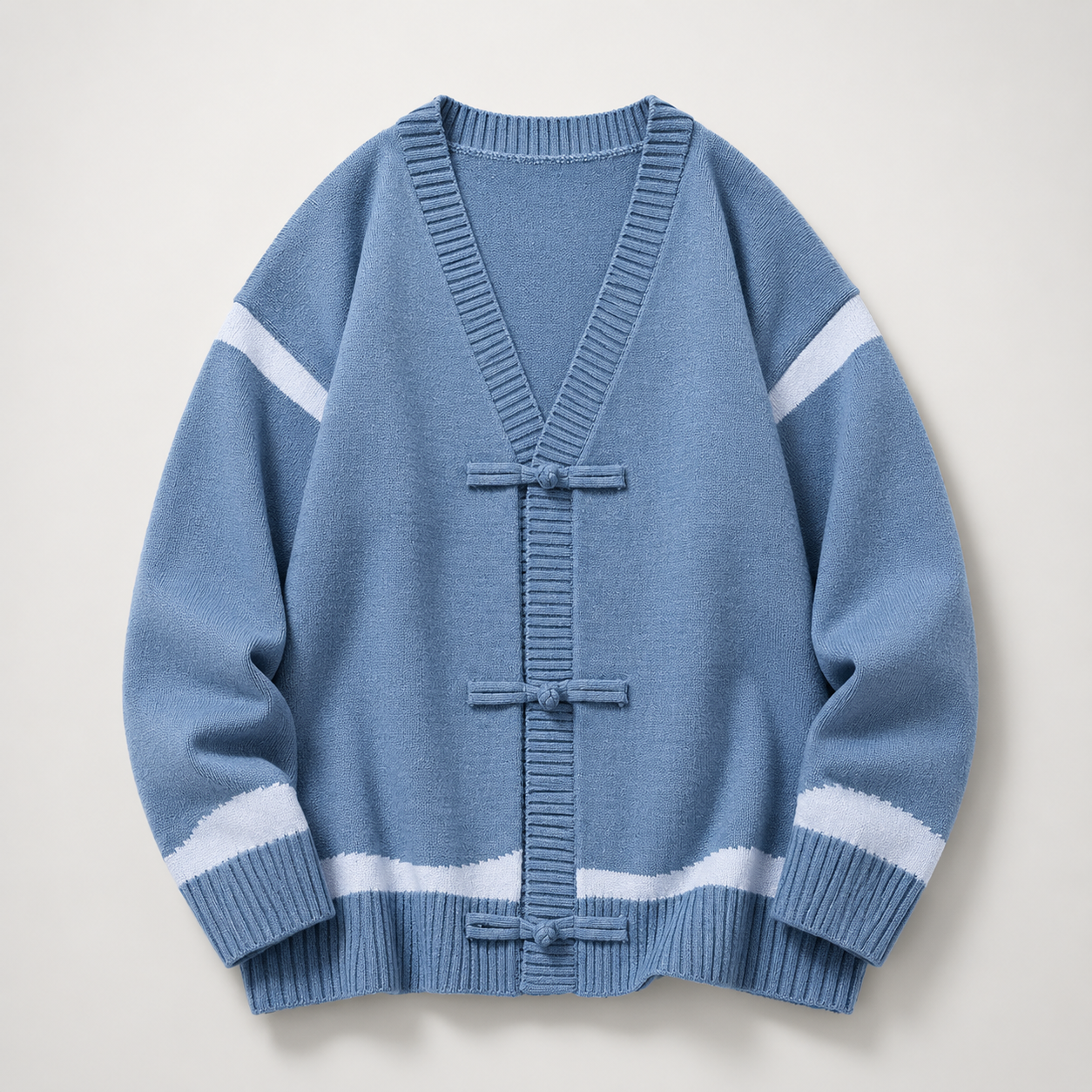 Aoky Men’s Wool-Blend V-Neck Sweater