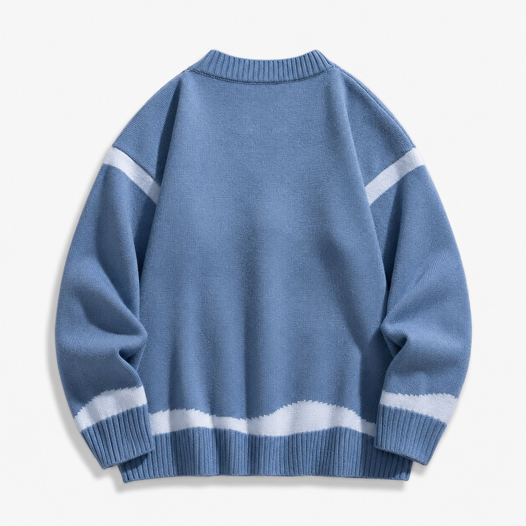 Aoky Men’s Wool-Blend V-Neck Sweater