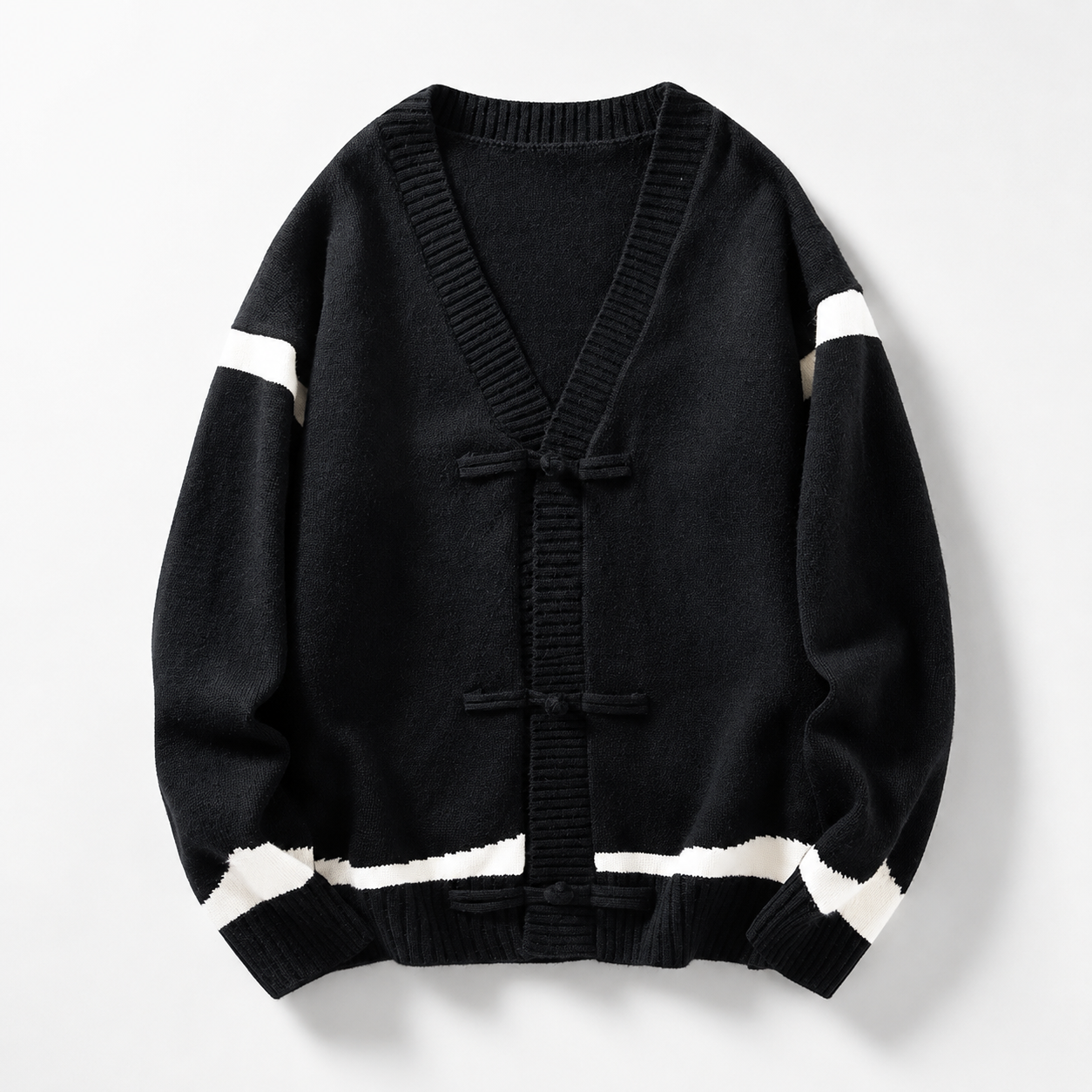 Aoky Men’s Wool-Blend V-Neck Sweater
