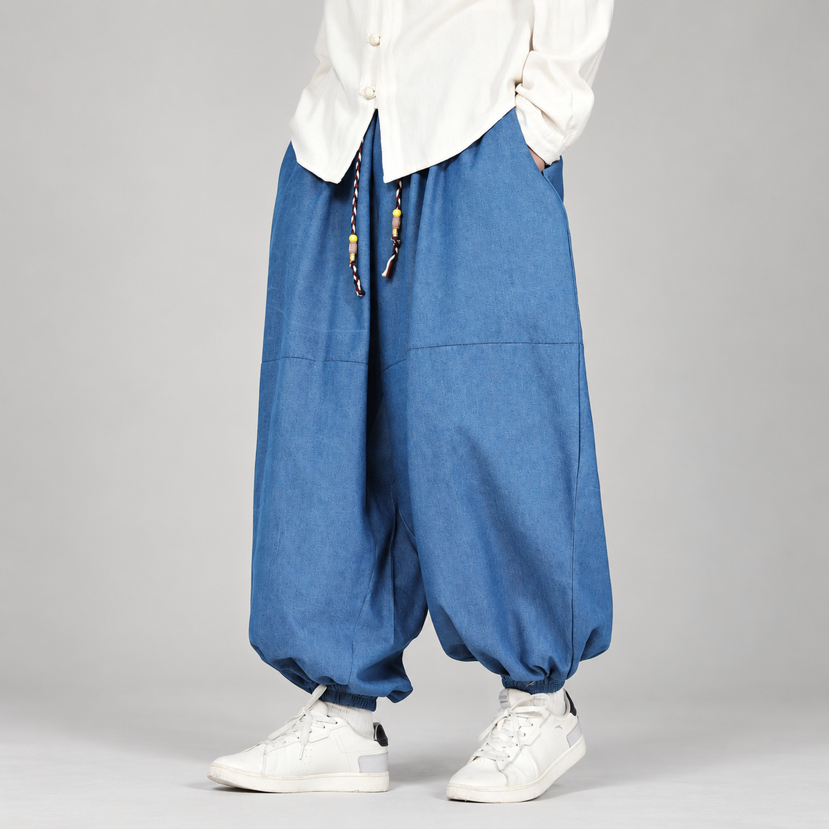 Arlo Men’s Relaxed Balloon Jogger Pants with Drawstring Waist