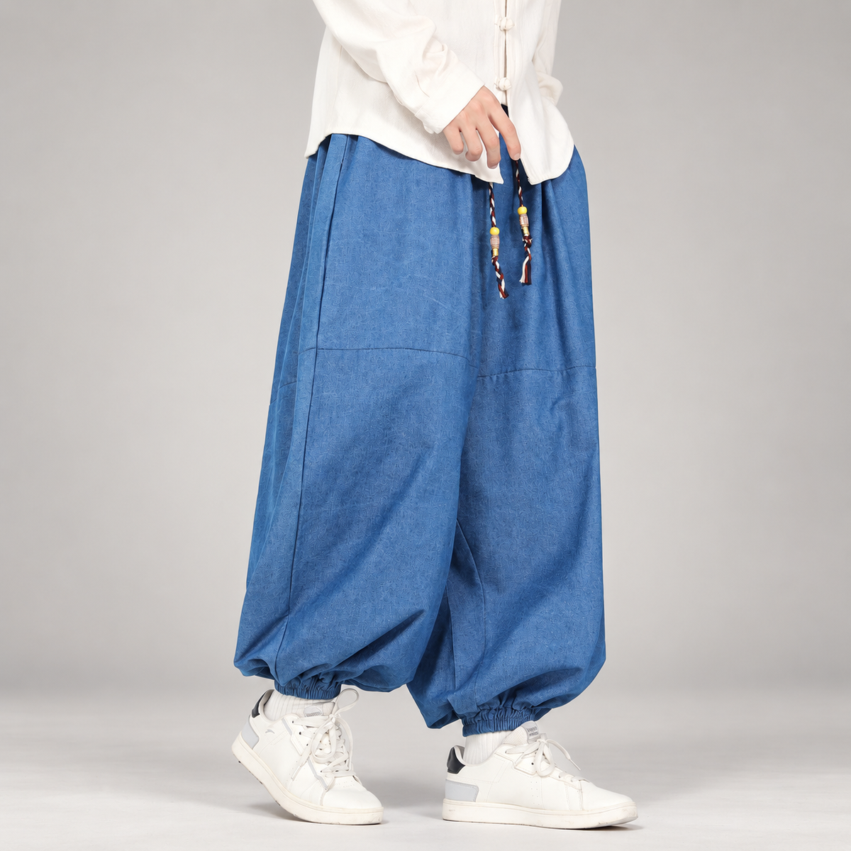 Arlo Men’s Relaxed Balloon Jogger Pants with Drawstring Waist