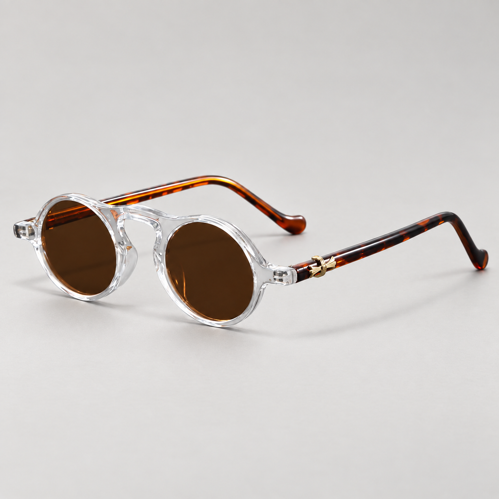 Armand Round Keyhole-Bridge Sunglasses