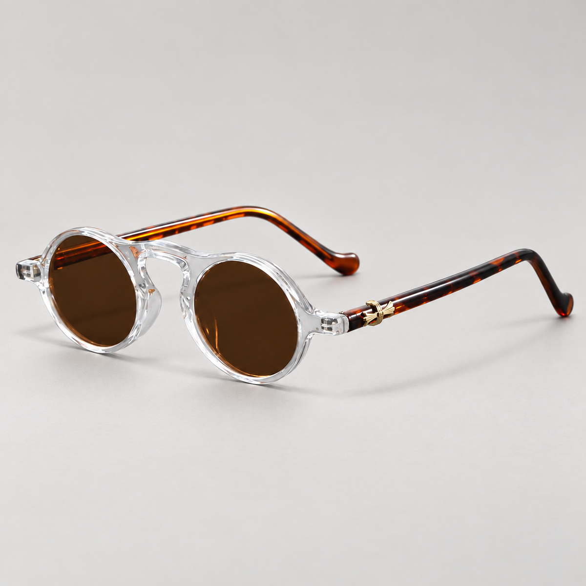 Armand Round Keyhole-Bridge Sunglasses