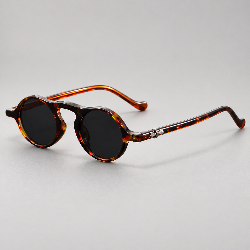 Armand Round Keyhole-Bridge Sunglasses