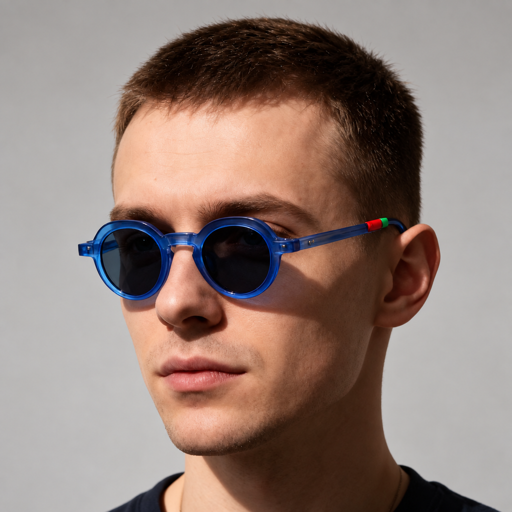 Ashbourne Round Frame Sunglasses