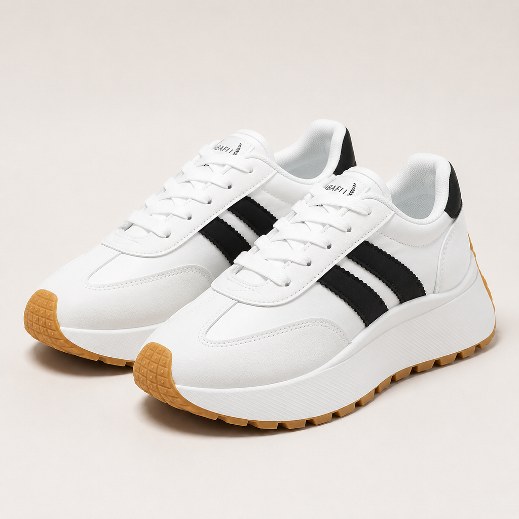 Avery Women’s Faux Leather Platform Sneakers