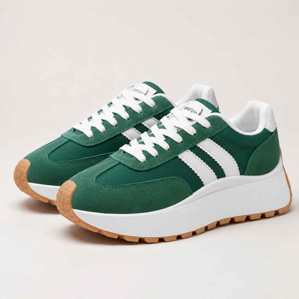 Avery Women’s Faux Leather Platform Sneakers