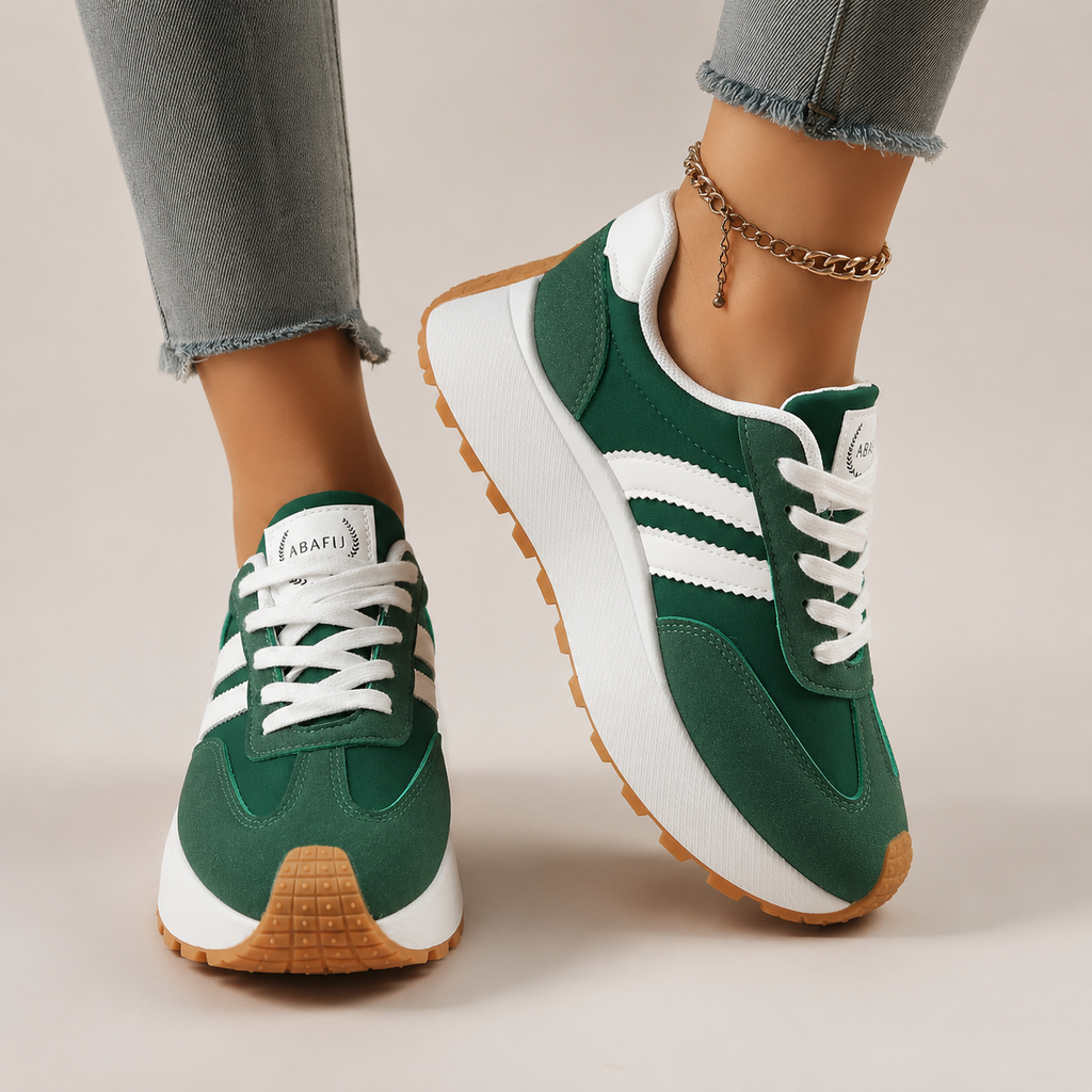 Avery Women’s Faux Leather Platform Sneakers