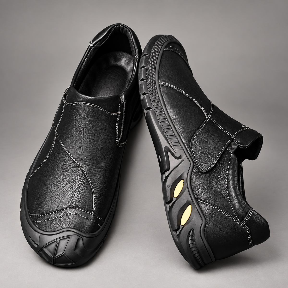 Bastien Men’s Slip-On Shoes with Adjustable Strap