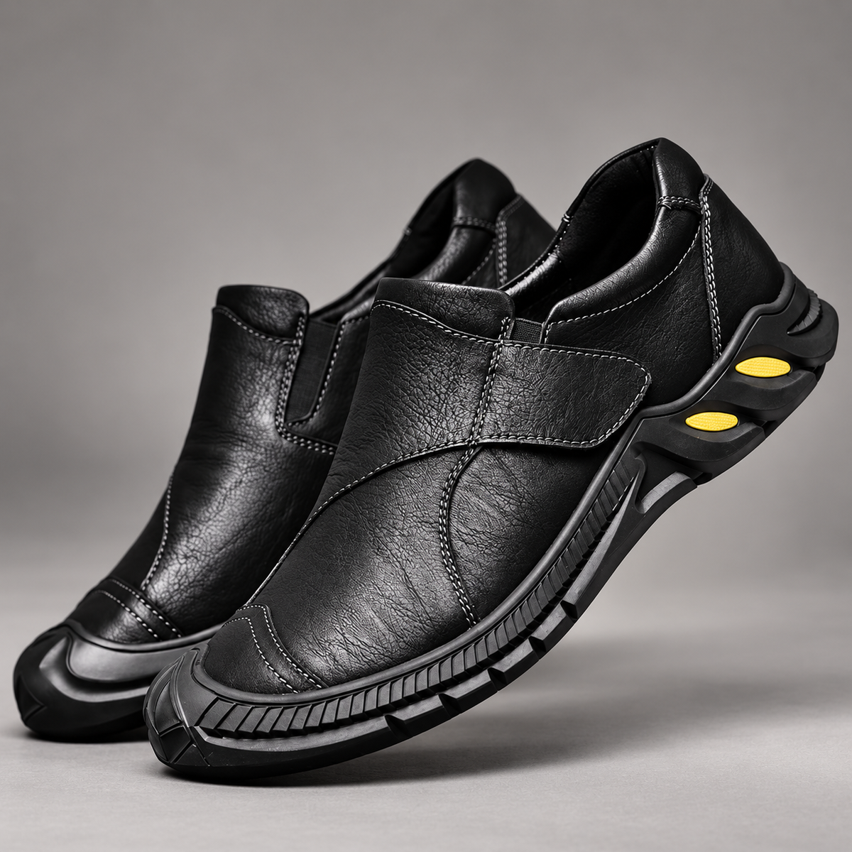 Bastien Men’s Slip-On Shoes with Adjustable Strap