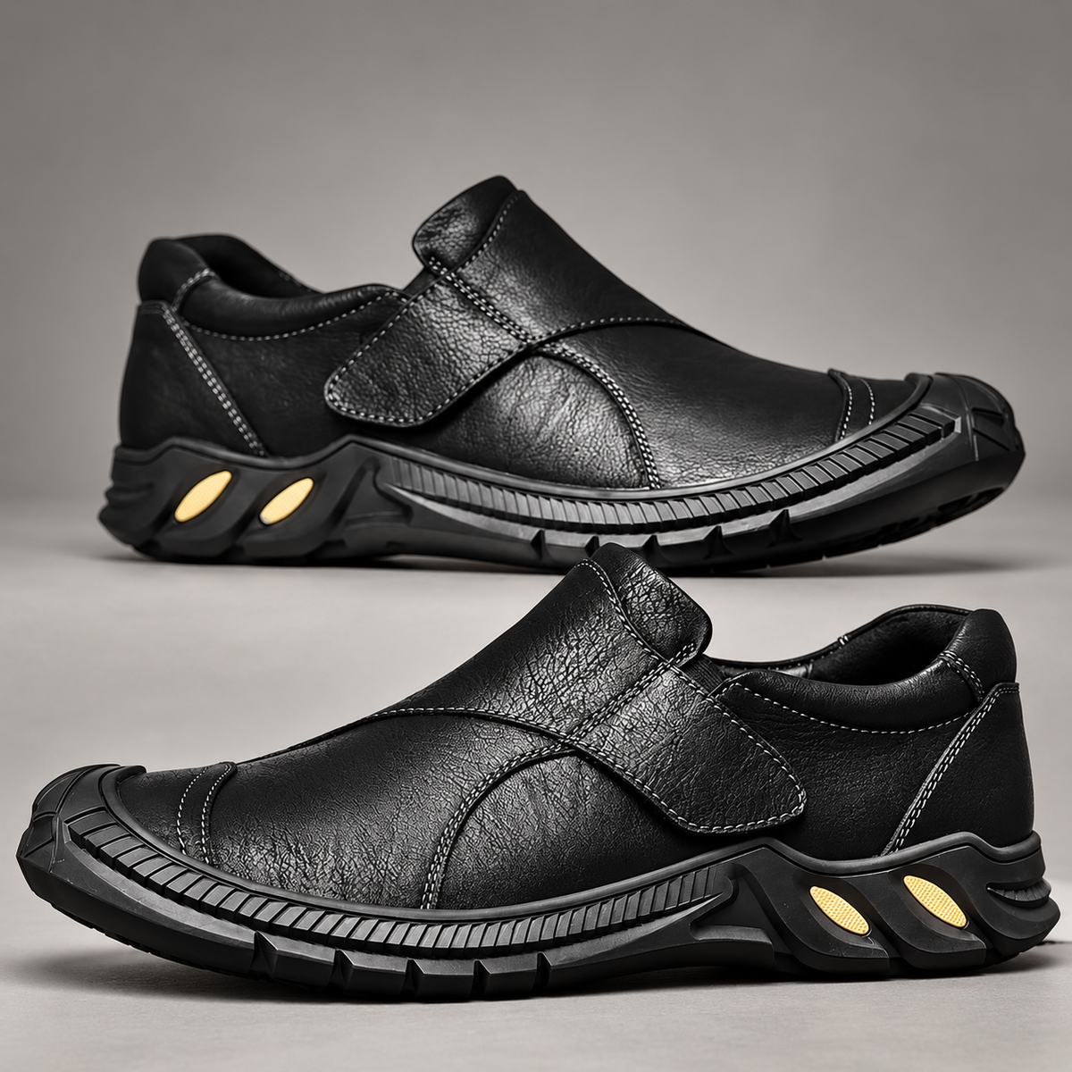 Bastien Men’s Slip-On Shoes with Adjustable Strap