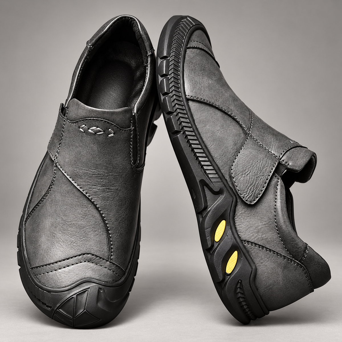 Bastien Men’s Slip-On Shoes with Adjustable Strap
