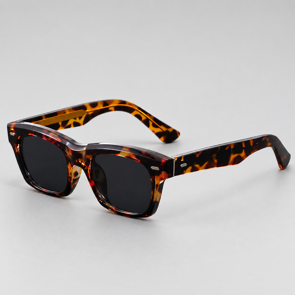 Beaumont Square Sunglasses with Wide Sculpted Temples
