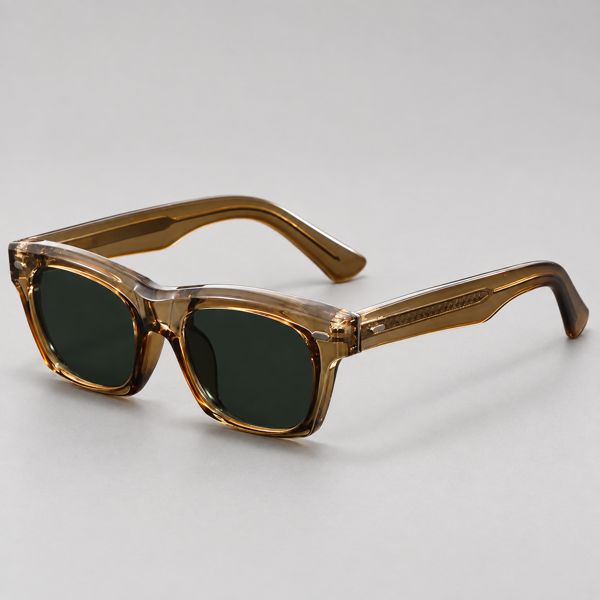 Beaumont Square Sunglasses with Wide Sculpted Temples