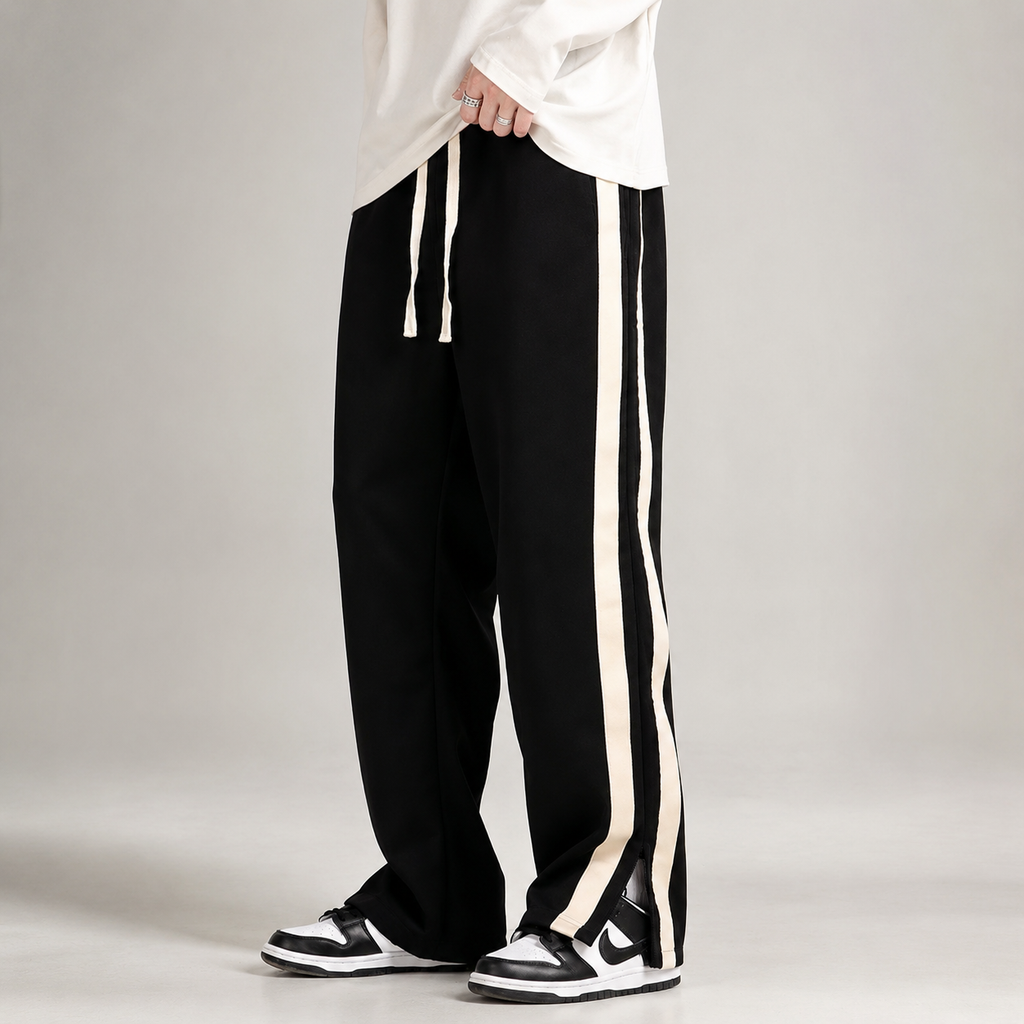 Beckett Men's Cotton Sweatpants – Straight Leg Relaxed Fit Drawstring Pants