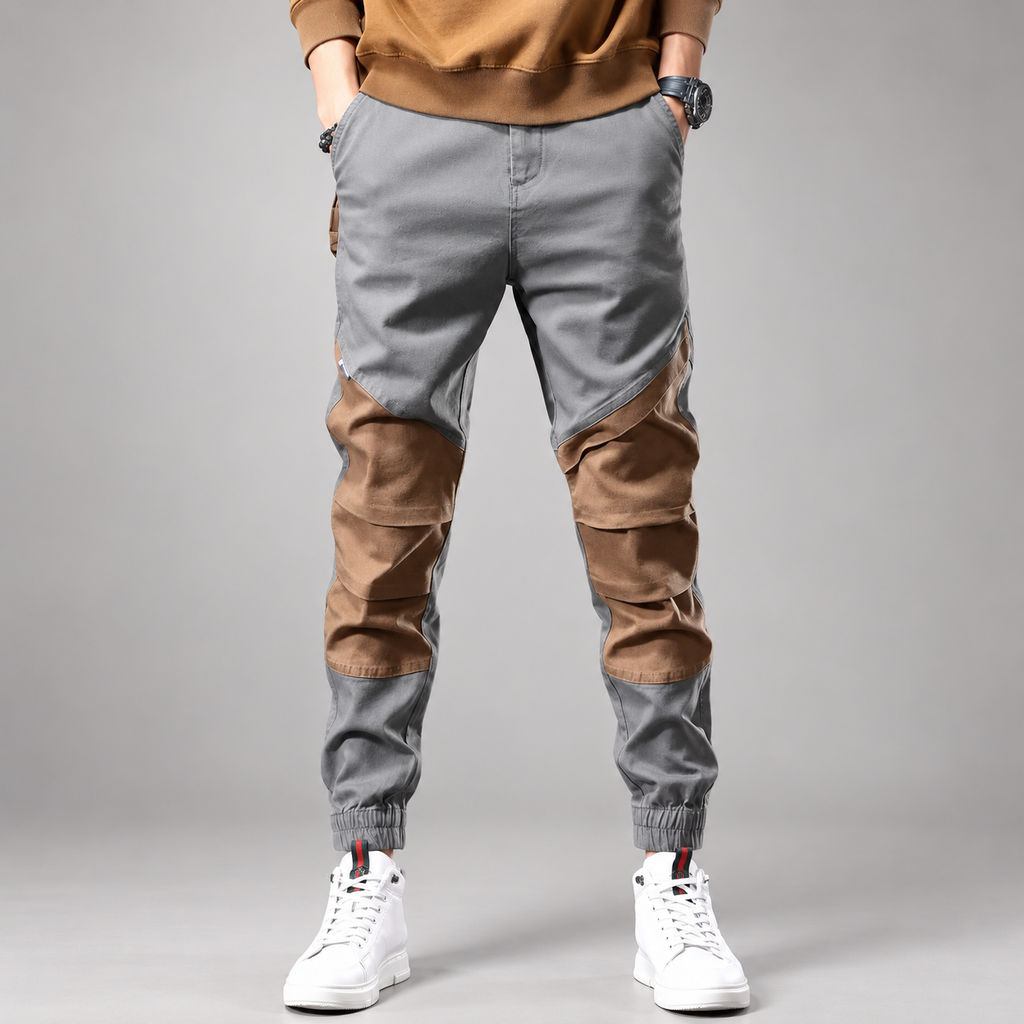 Beckham Men’s Two-Tone Cargo Joggers