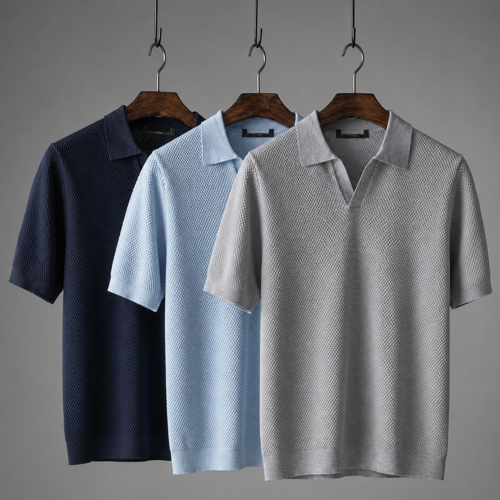 Bennett Men’s Cotton Short Sleeve Polo Shirt