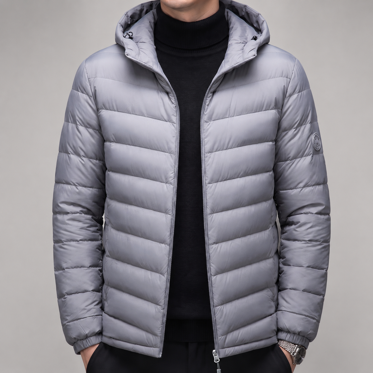 Bennett Men’s Hooded Quilted Puffer Jacket