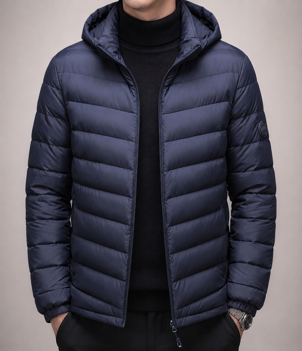 Bennett Men’s Hooded Quilted Puffer Jacket