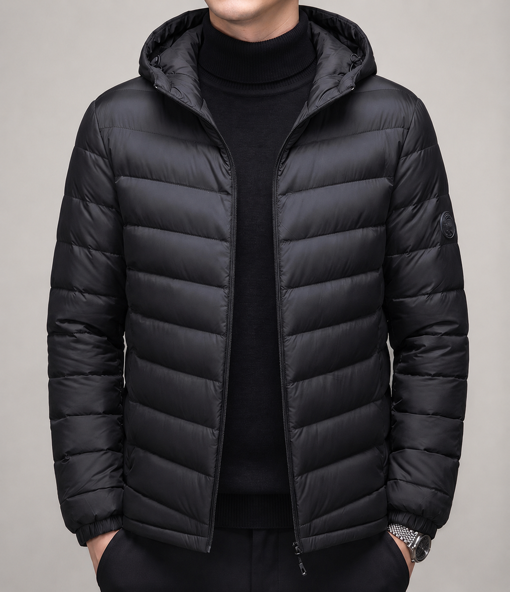 Bennett Men’s Hooded Quilted Puffer Jacket
