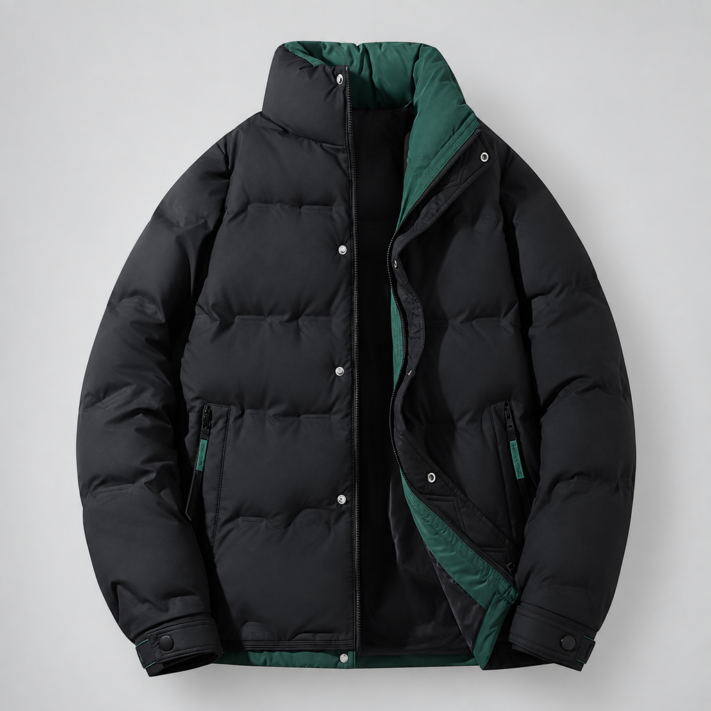 Bennett Men’s Two-Tone Padded Puffer Jacket