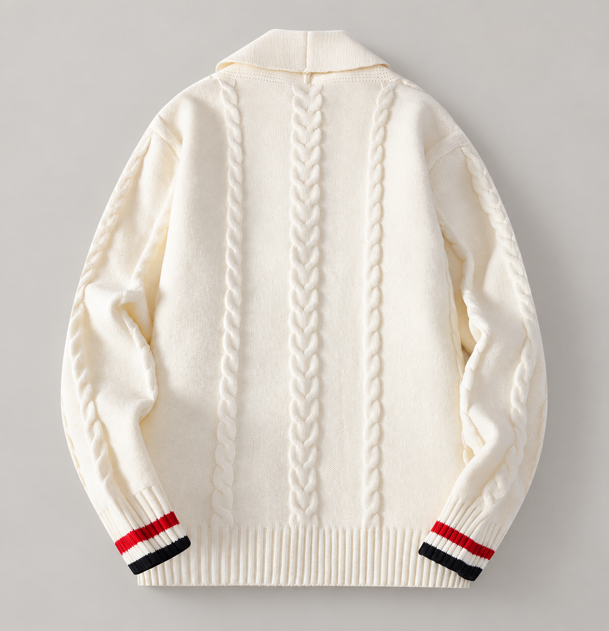 Bennett Men’s Cable-Knit Shawl Collar Cardigan