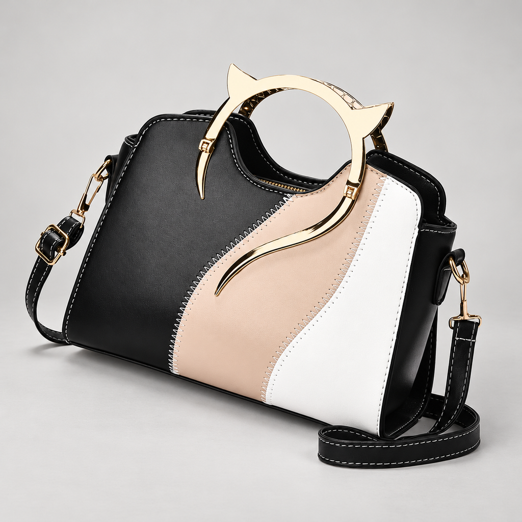 Ottilie Whitcombe Women’s Cat Handle Satchel Handbag