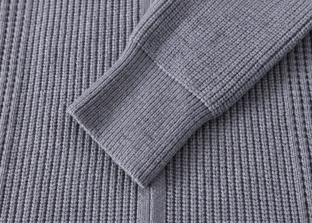 Blaise Men’s Textured Rib-Knit Full-Zip Cardigan