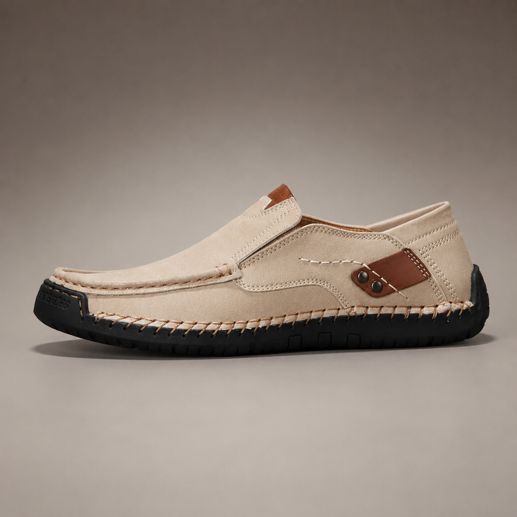 Blake Men’s Genuine Leather Hand-Stitched Loafers