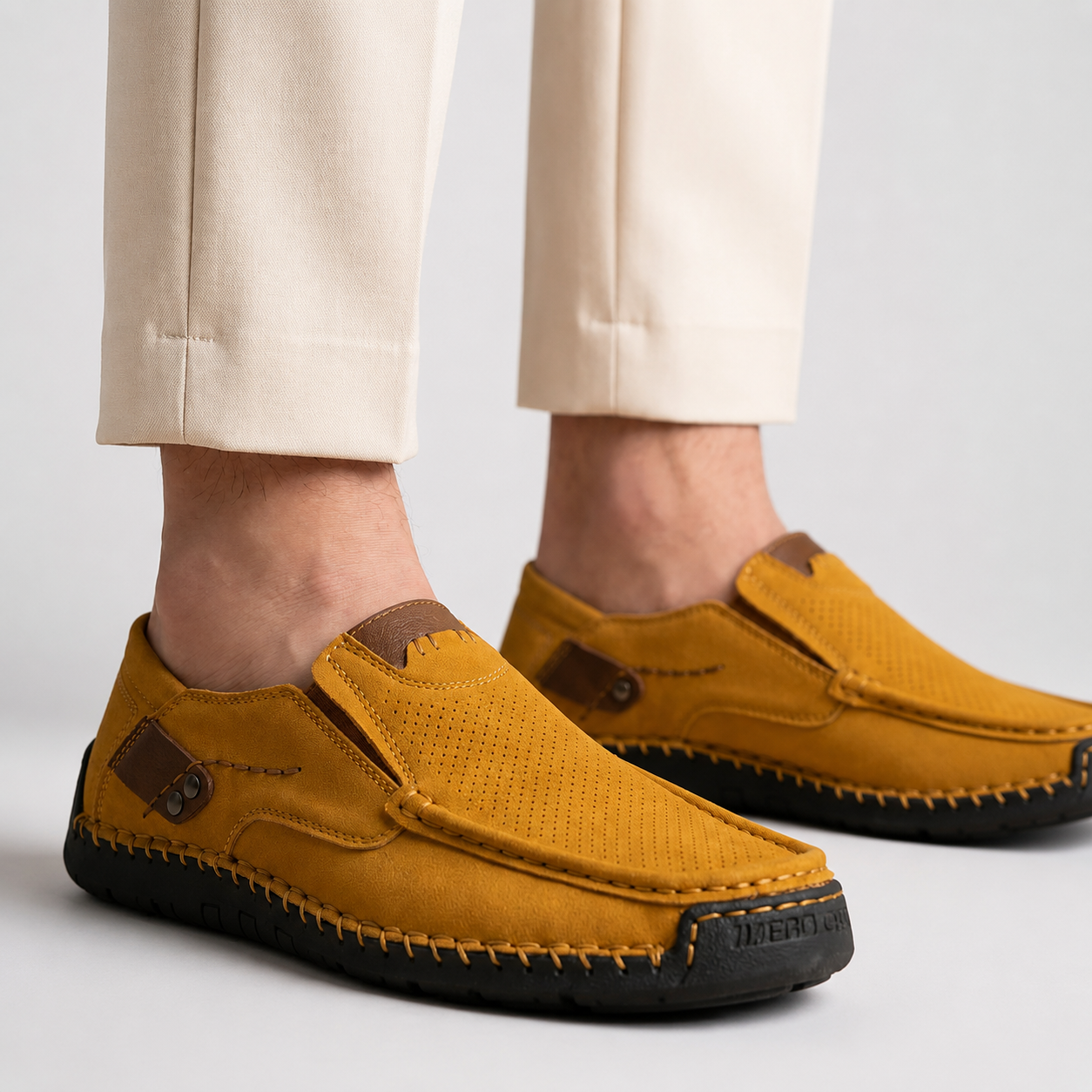 Blake Men’s Genuine Leather Hand-Stitched Loafers
