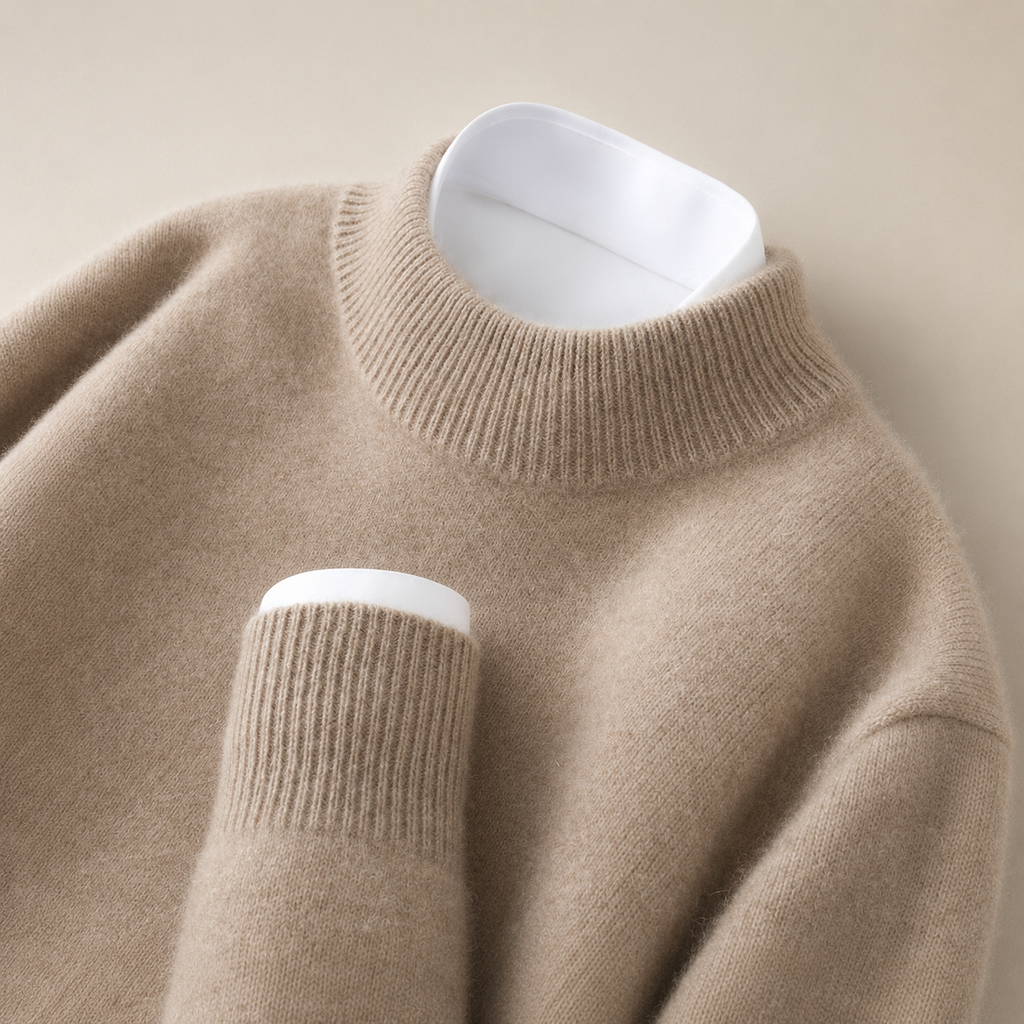 Brandon Men’s Mock Neck Sweater