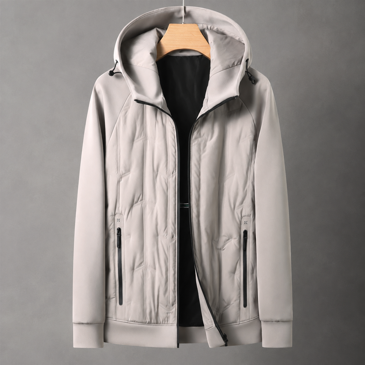 Bryce Hooded Front Zip-Up Jacket