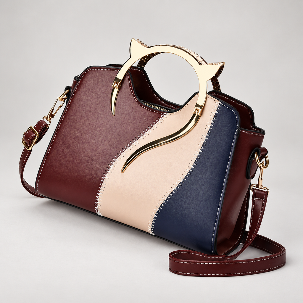 Ottilie Whitcombe Women’s Cat Handle Satchel Handbag