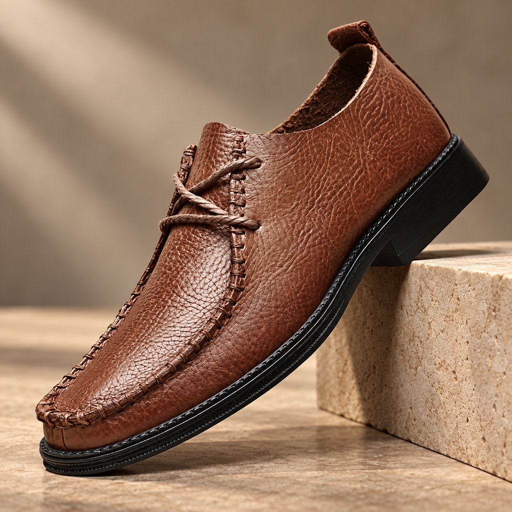 Callum Men’s Textured Lace-Up Shoes