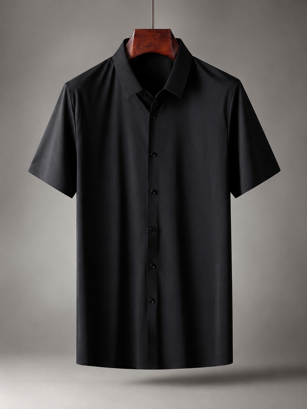 Cameron Men’s Breathable Silk Button-Down Shirt