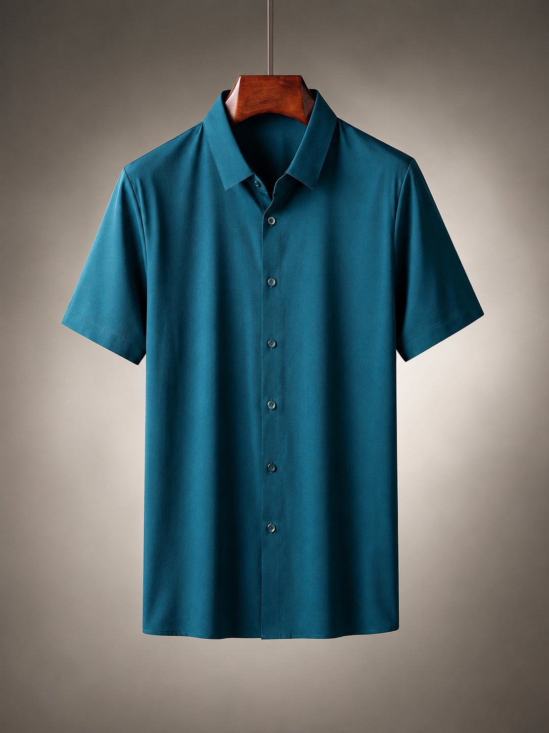 Cameron Men’s Breathable Silk Button-Down Shirt