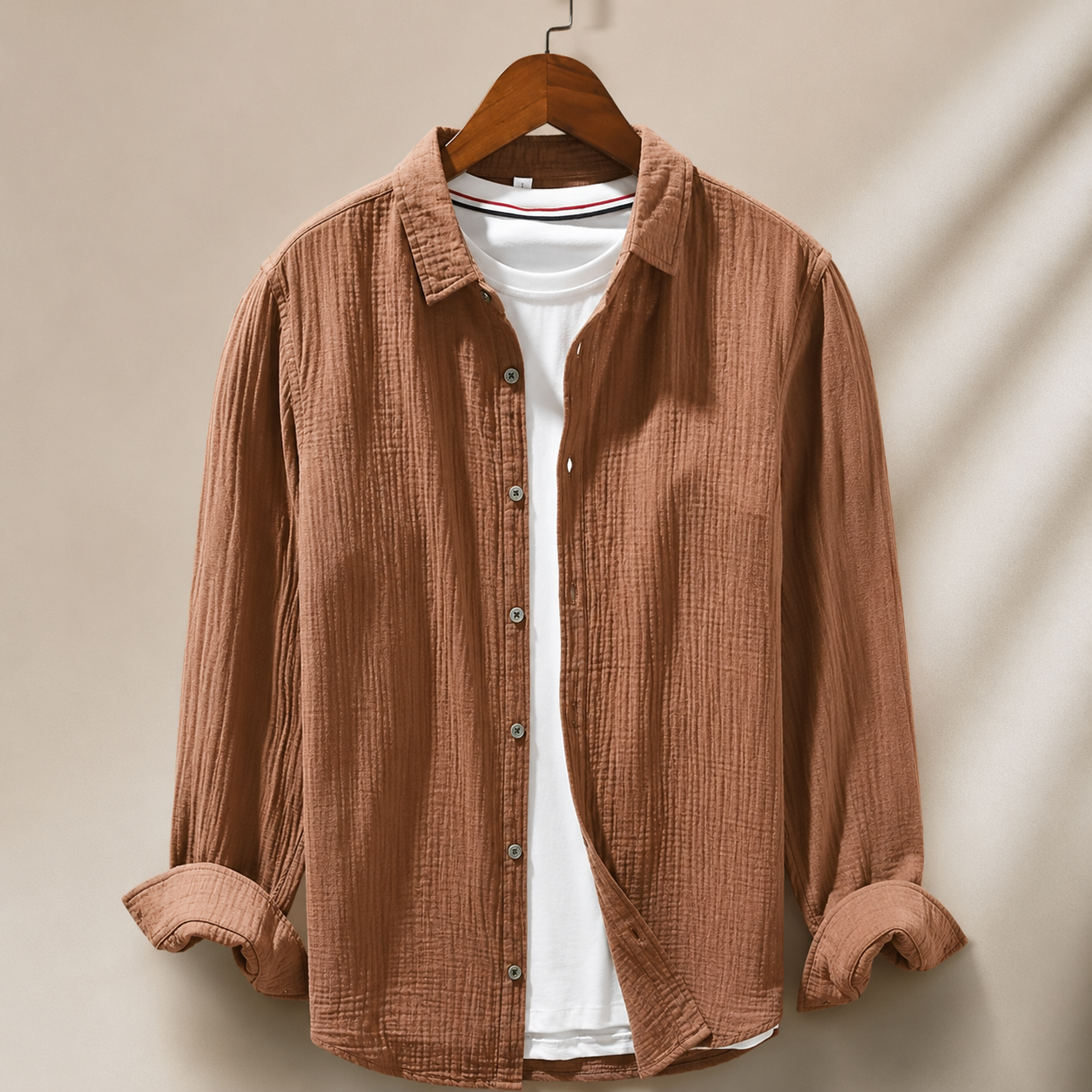 Carter Cotton Button-Up Shirt