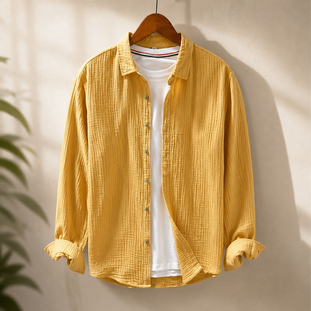 Carter Cotton Button-Up Shirt
