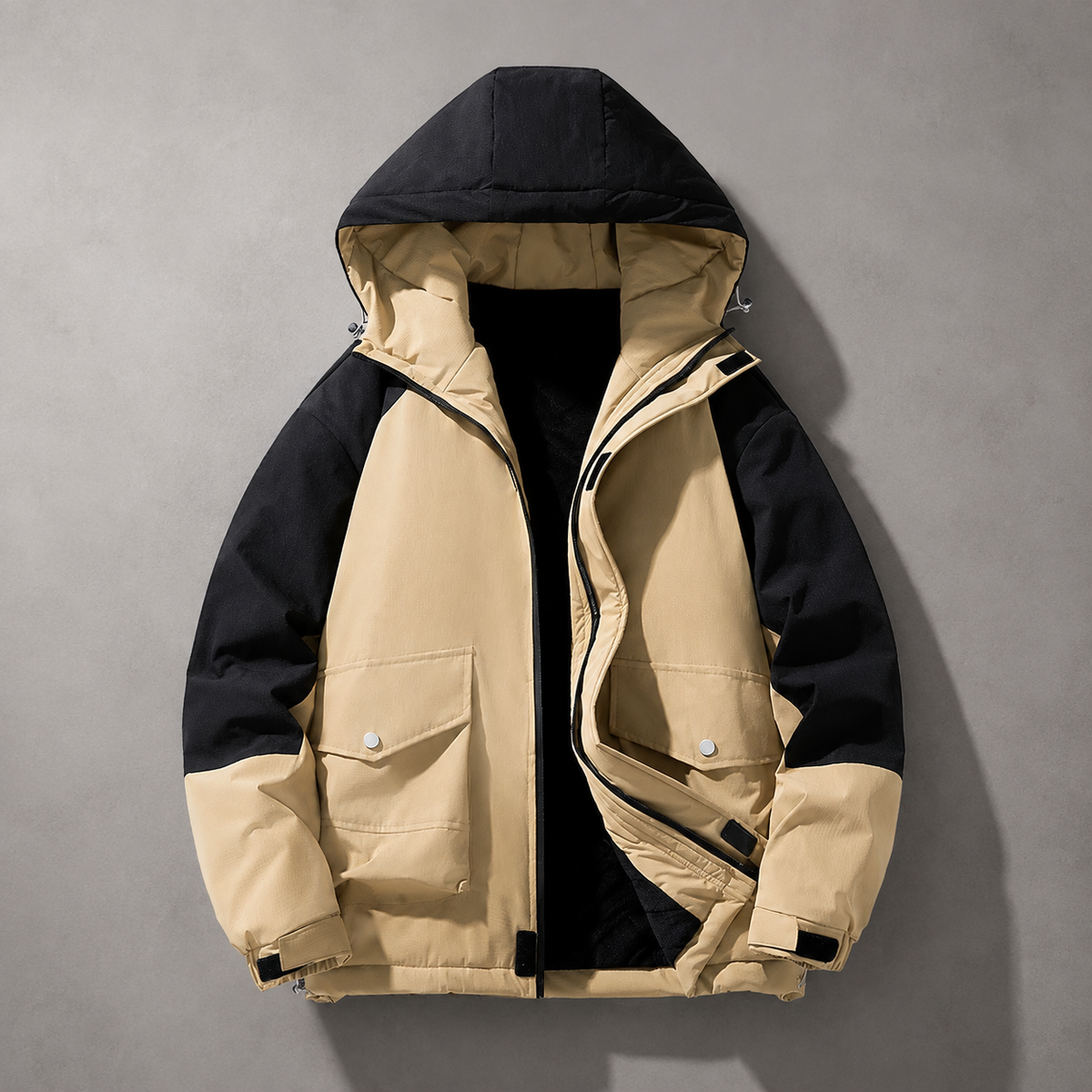 Carter Men’s Colorblock Hooded Winter Jacket
