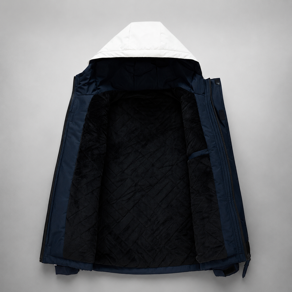Carter Men’s Colorblock Hooded Winter Jacket