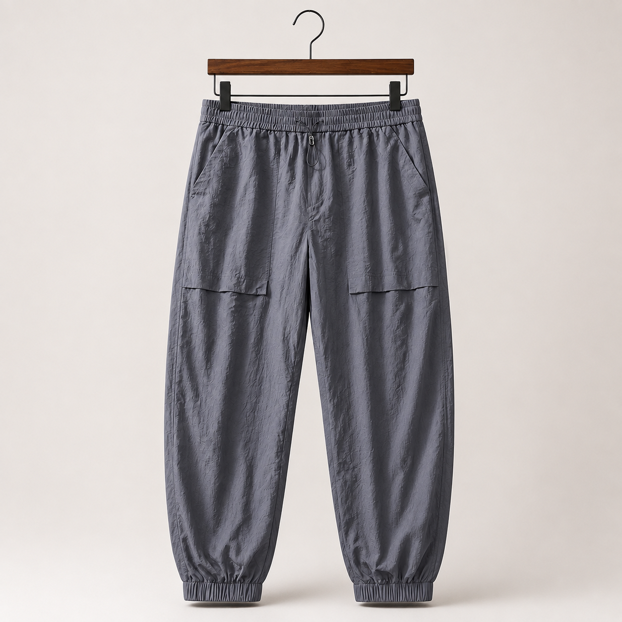 Carter Men's Relaxed Fit Textured Jogger Pants with Drawstring Waist