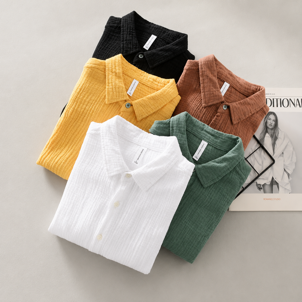 Carter Cotton Button-Up Shirt