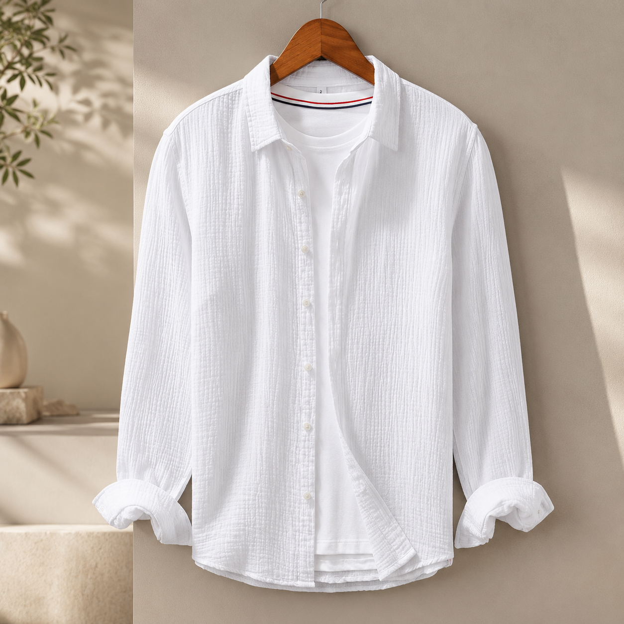 Carter Cotton Button-Up Shirt