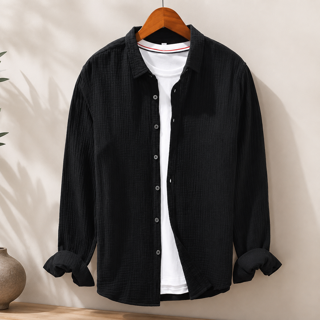 Carter Cotton Button-Up Shirt