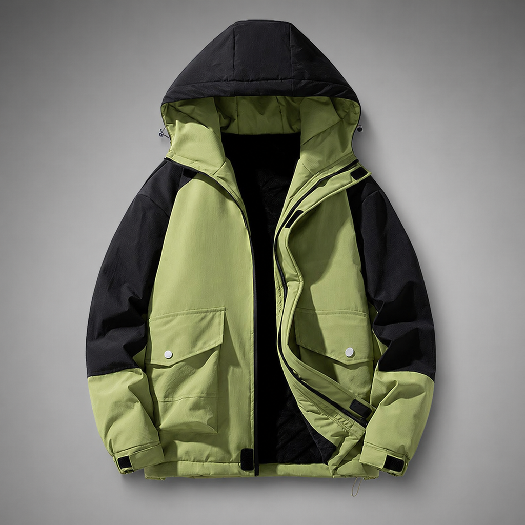 Carter Men’s Colorblock Hooded Winter Jacket