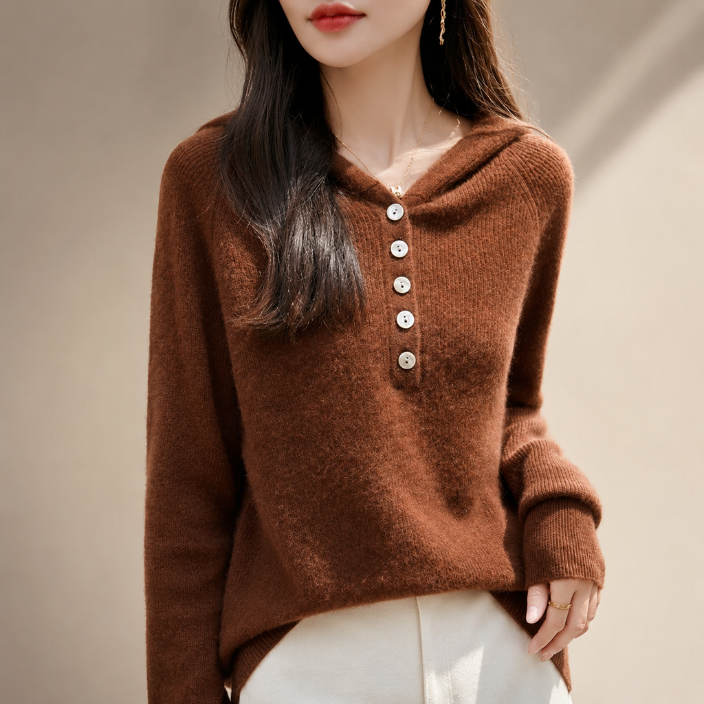 Celeste Button Front Relaxed Fit Cardigan