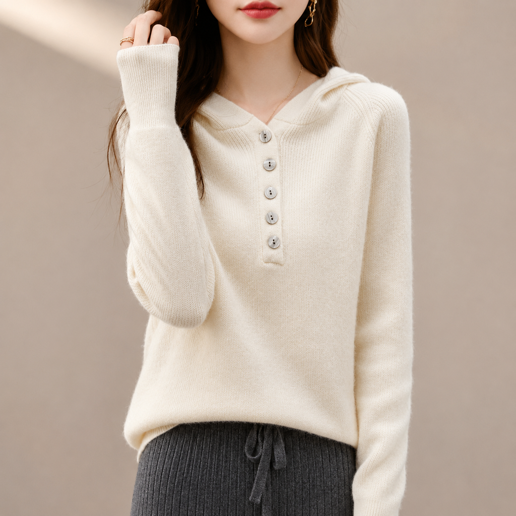 Celeste Button Front Relaxed Fit Cardigan