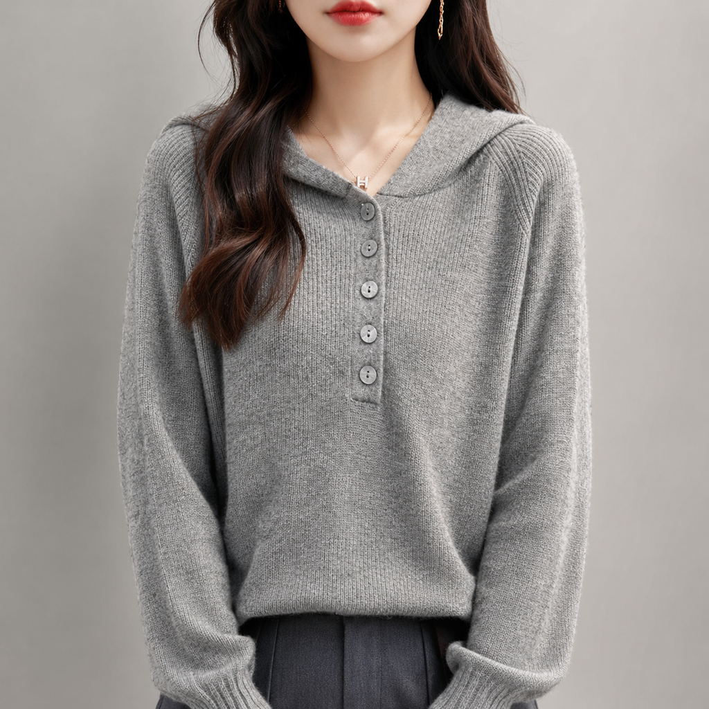 Celeste Button Front Relaxed Fit Cardigan