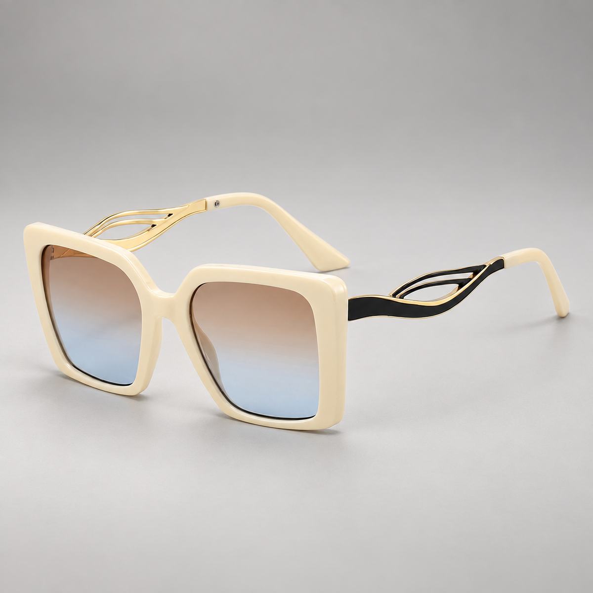 Celeste Oversized Square Sunglasses with Gradient Lenses