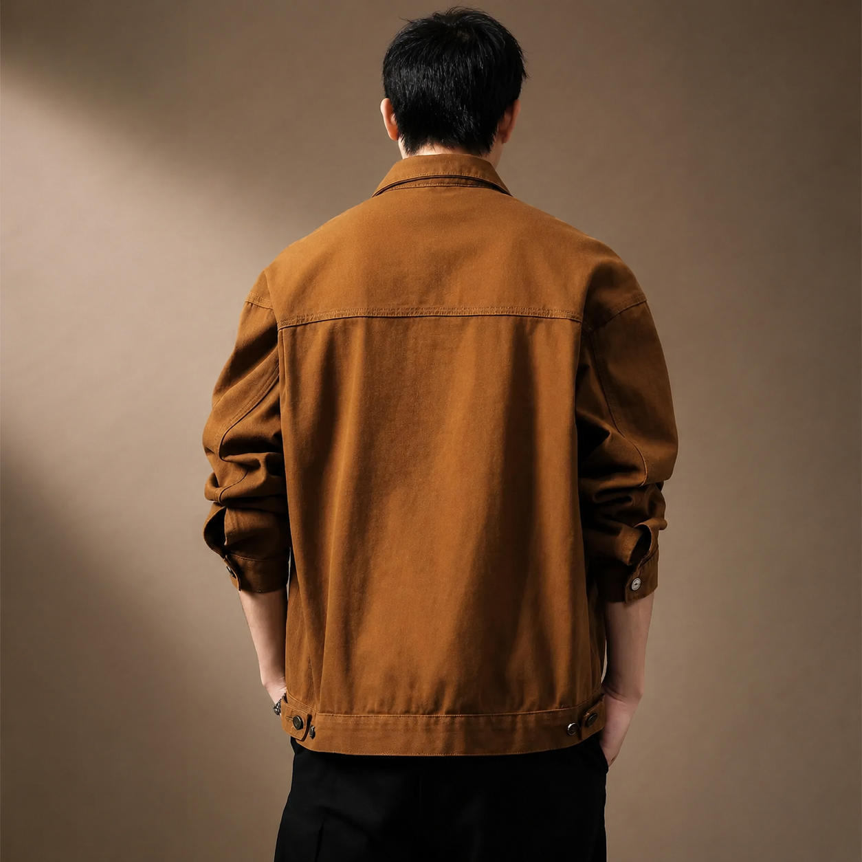 Enzo Men's Heavyweight Denim Jacket